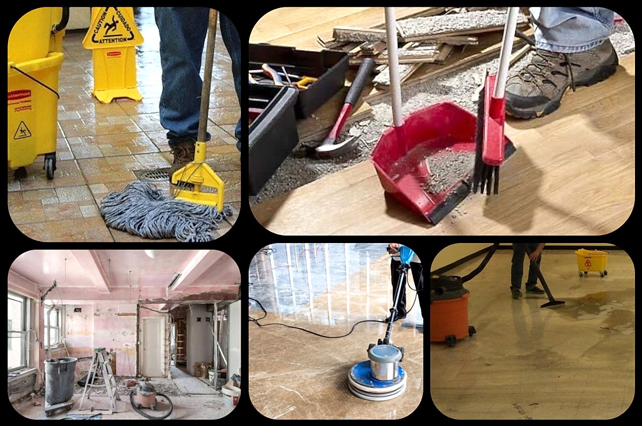 Cleaning after construction