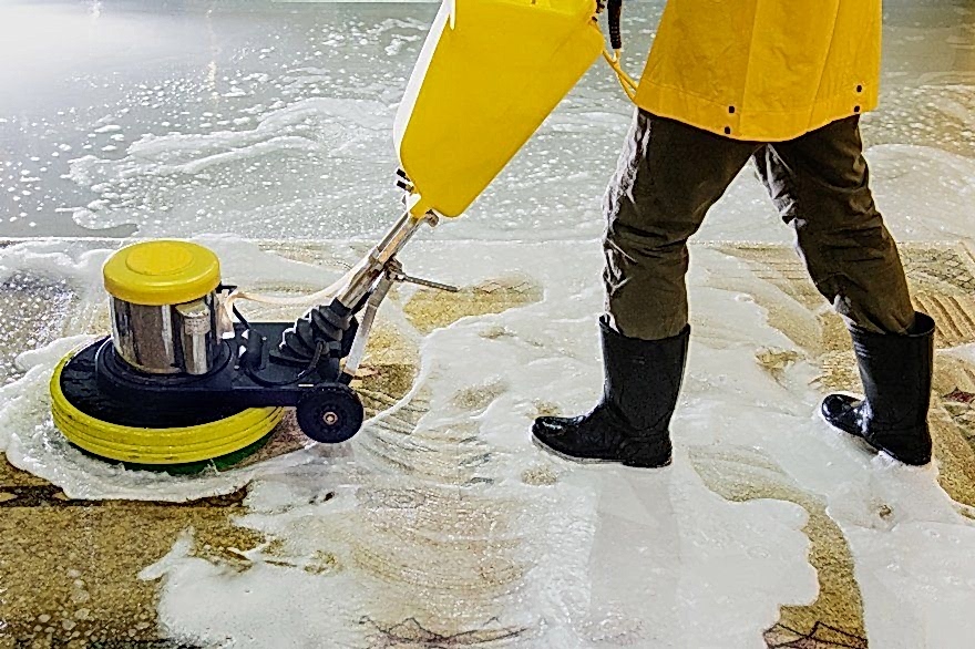 floor cleaning , 